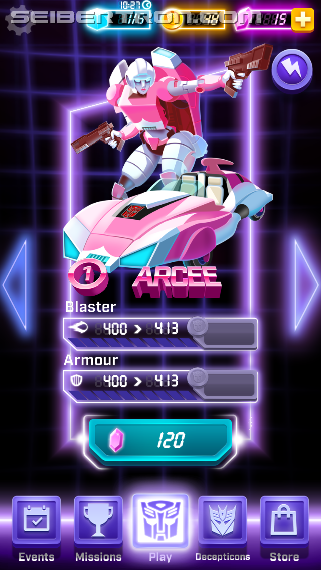 Transformers News: Review of iOS Arcade Game Transformers Bumblebee: Overdrive
