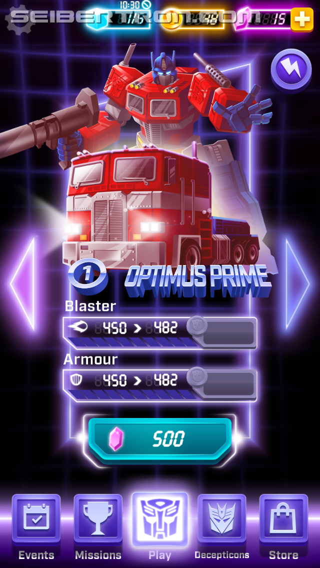 Transformers News: Review of iOS Arcade Game Transformers Bumblebee: Overdrive
