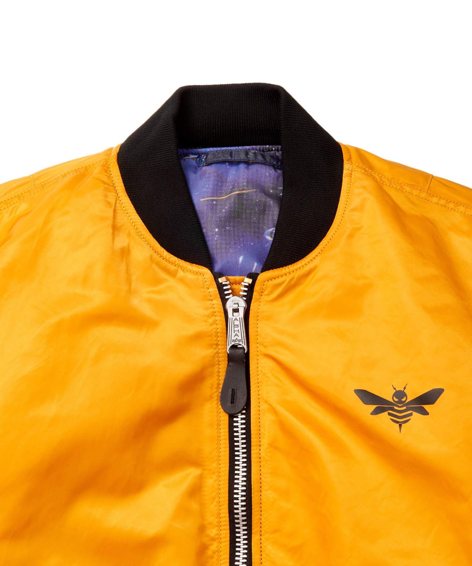 Transformers News: More Images of Alpha MA-1 Transformers Bumblebee Reversible Jacket