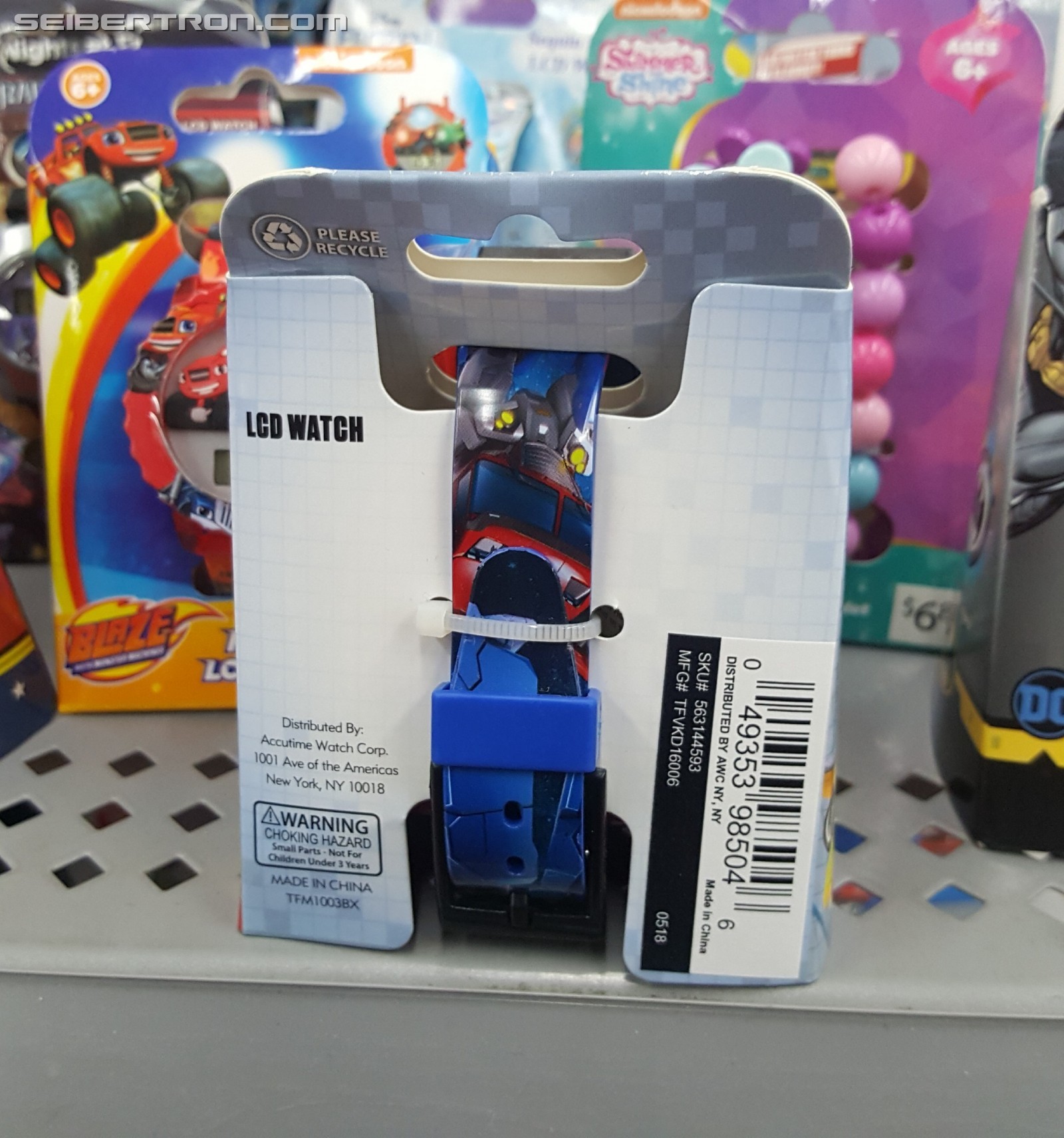 Transformers News: New Transformers Watches Found at Walmart