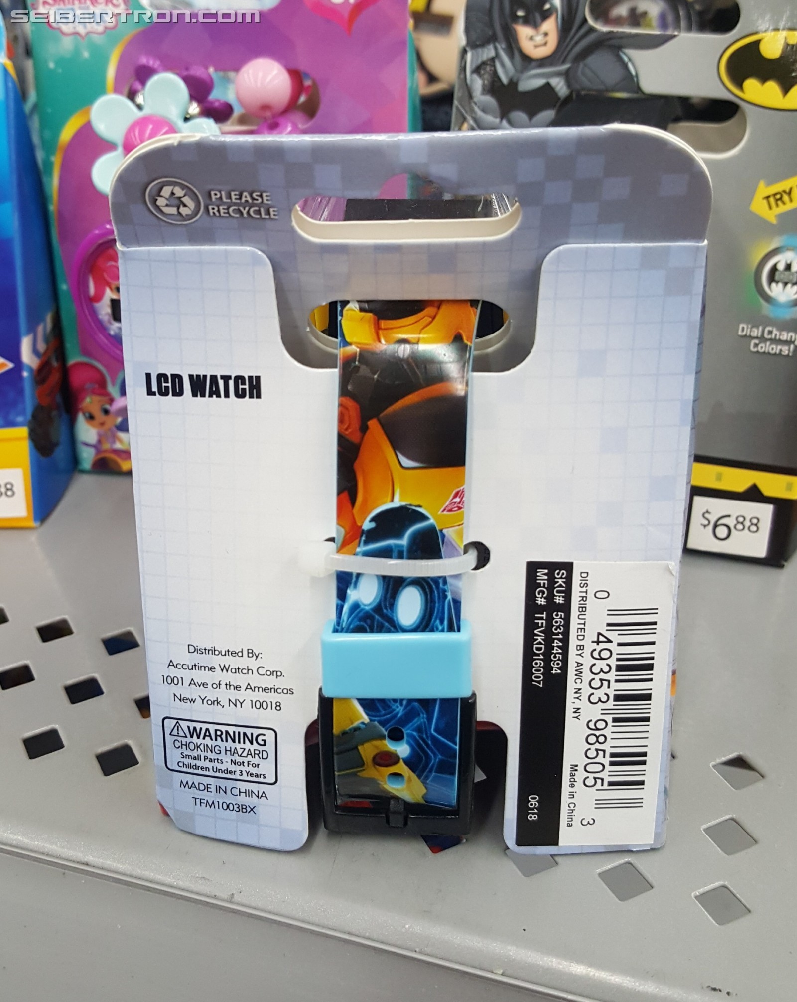Transformers News: New Transformers Watches Found at Walmart