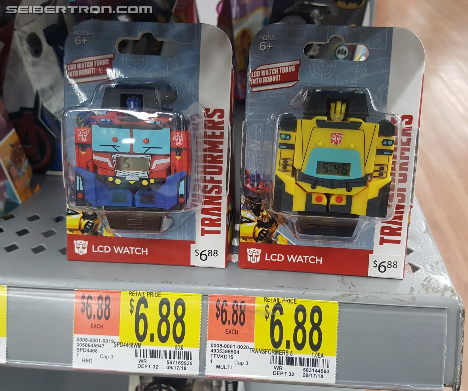 Transformers News: New Transformers Watches Found at Walmart