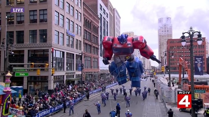 Transformers News: Transformers Included in the Detroit Thanksgiving Day Parade via Giant Optimus Prime Balloon Transformers News: Transformers Included in the Detroit Thanksgiving Day Parade via Giant Optimus Prime Balloon