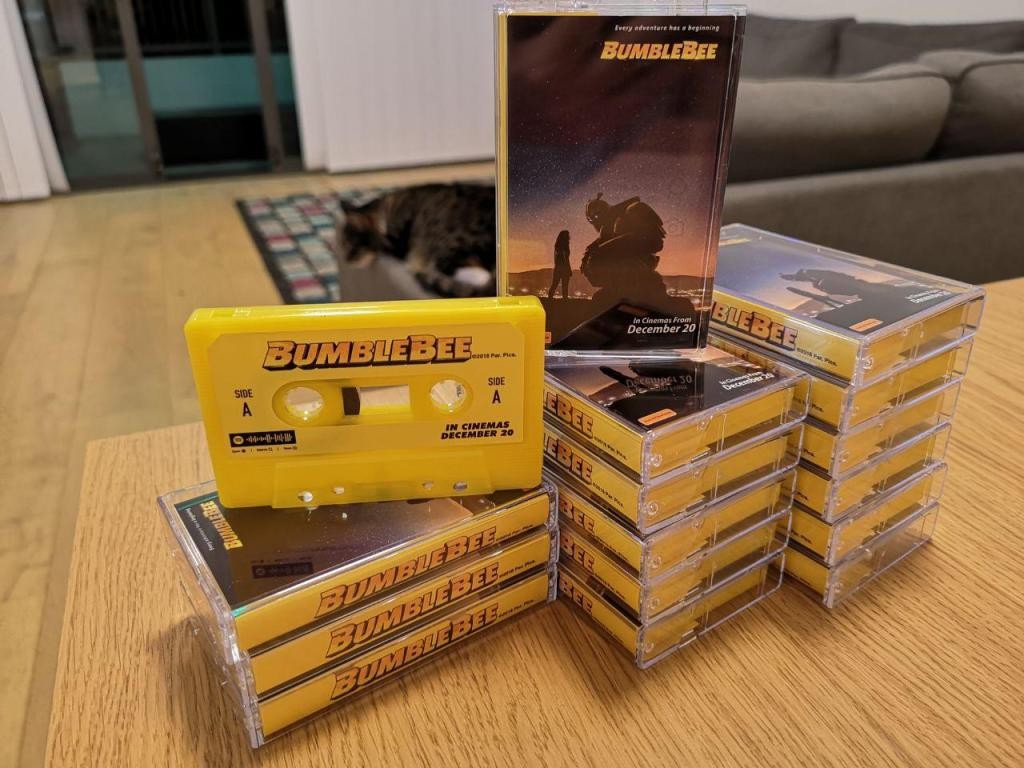Transformers News: Transformers Bumblebee Movie Cassettes Given Out By Paramount Australia