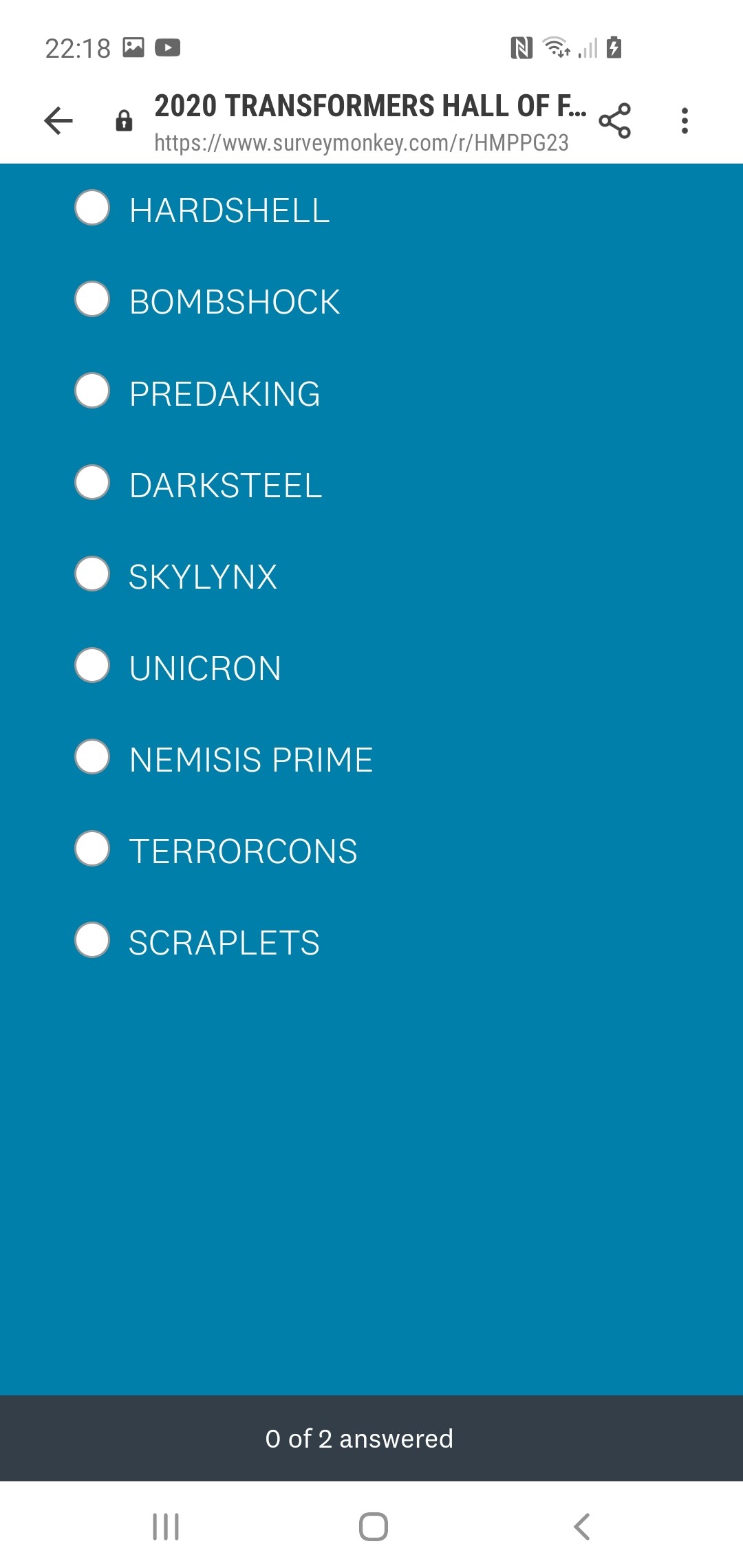 Transformers News: Transformers Hall of Fame 2020 Transformers News: Transformers Hall of Fame 2020