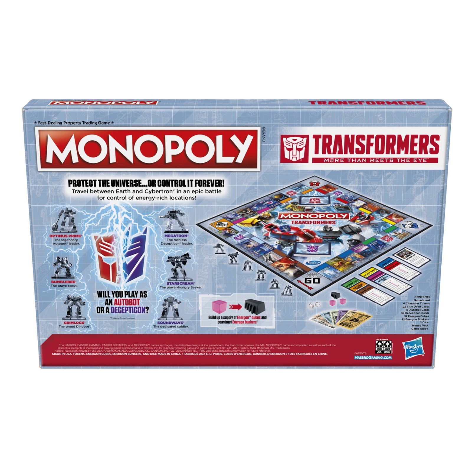 Transformers News: Stock Images of New Transformers  Monopoly Game on Walmart Listing