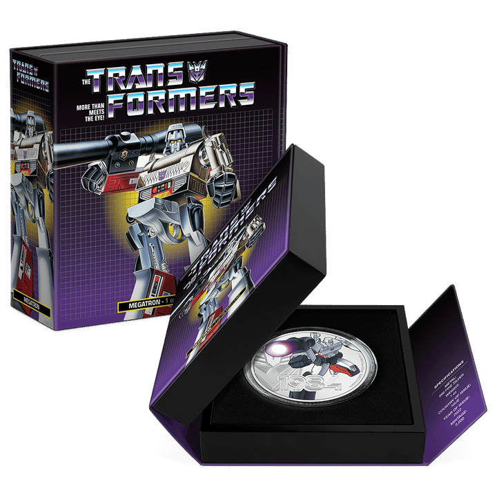 Transformers News: New 10z silver Megatron coin