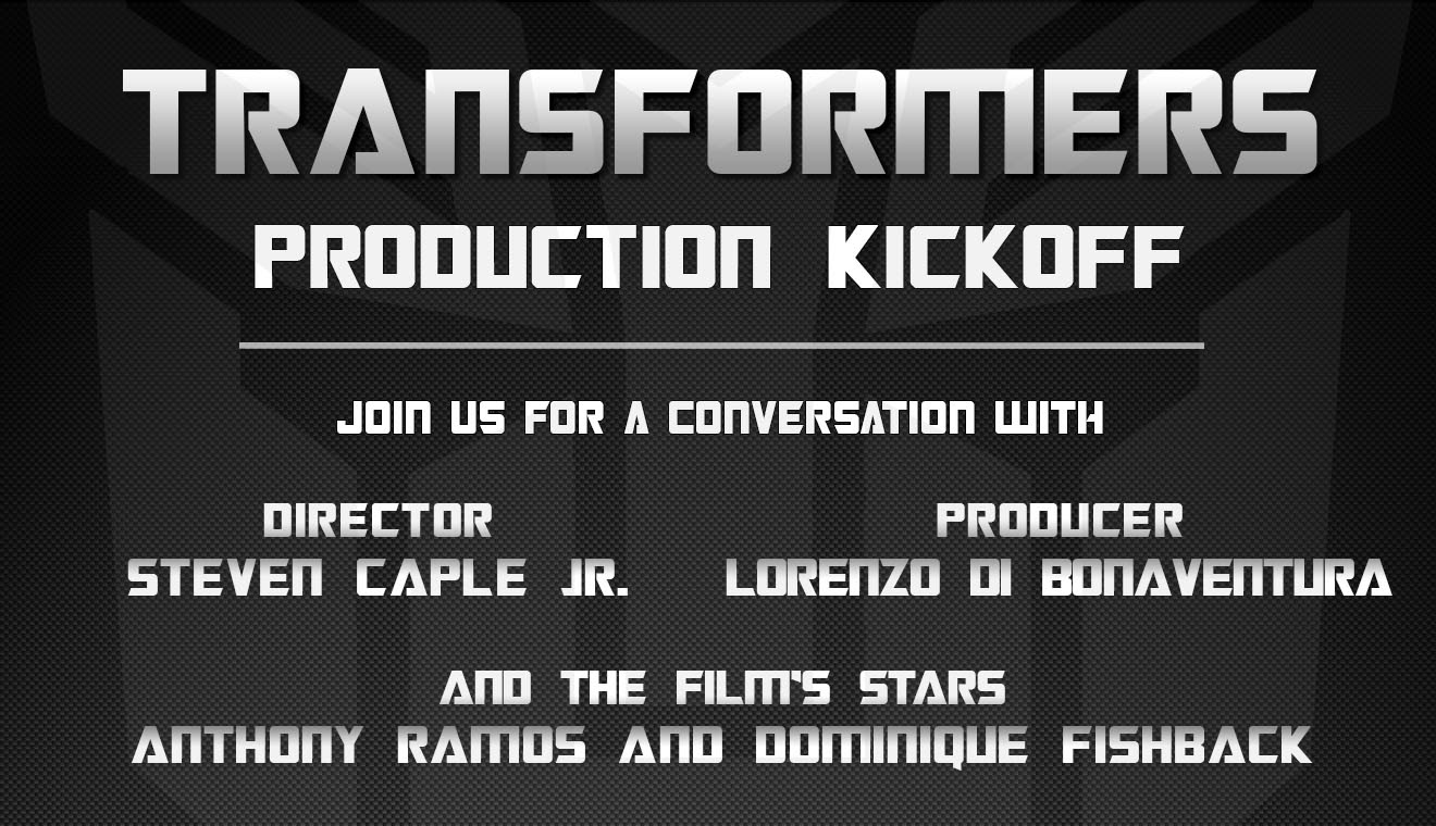 Transformers News: Notes from TRANSFORMERS Production Kickoff Virtual Event Confirmation including character reveals Transformers News: Notes from TRANSFORMERS Production Kickoff Virtual Event Confirmation including character reveals