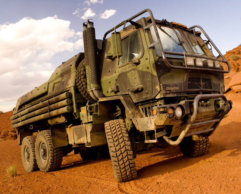 Transformers News: Transformers 4's green truck revealed as Hound Transformers 4's green truck revealed as Hound