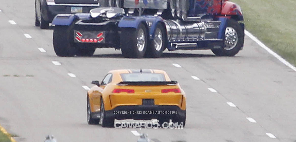 Transformers News: 6th Generation Camaro Spotted on Transformers 4 Set Re: Transformers 4 Vehicles Revealed.