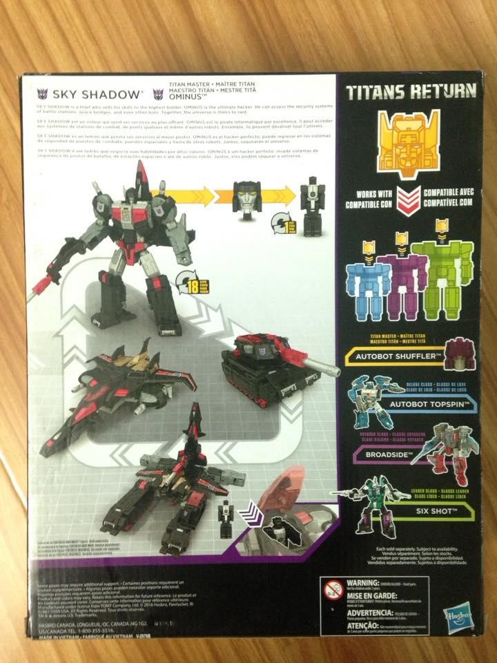 Transformers News: In-Hand Images of Transformers Titans Return Leader Skyshadow