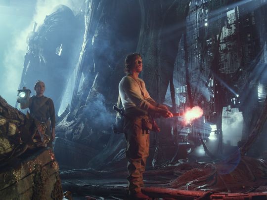Transformers News: New Still Image from Transformers: The Last Knight, featuring Wahlberg and Haddock