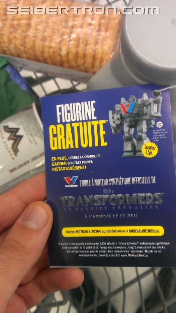 Transformers News: Transformers: The Last Knight Valvotron Figure Promotion Available to Canadians in English and Frenc