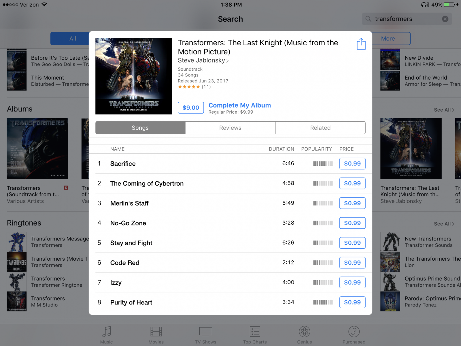 Transformers News: Transformers: The Last Knight Score by Steve Jablonsky Now on iTunes and Spotify