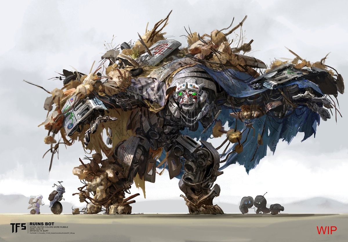 Transformers News: The Last Knight Concept Art for Canopy and Daytrader Revealed