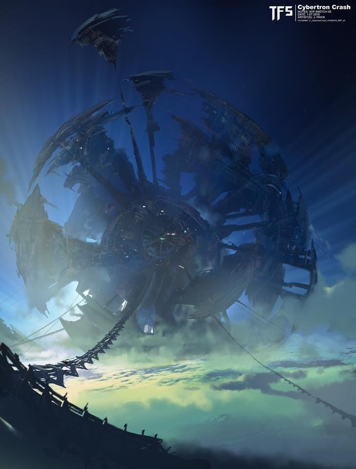 Transformers News: Transformers: The Last Knight Concept Art - Scenery, Side Kick, Unicron, and More Transformers News: Transformers: The Last Knight Concept Art - Scenery, Side Kick, Unicron, and More