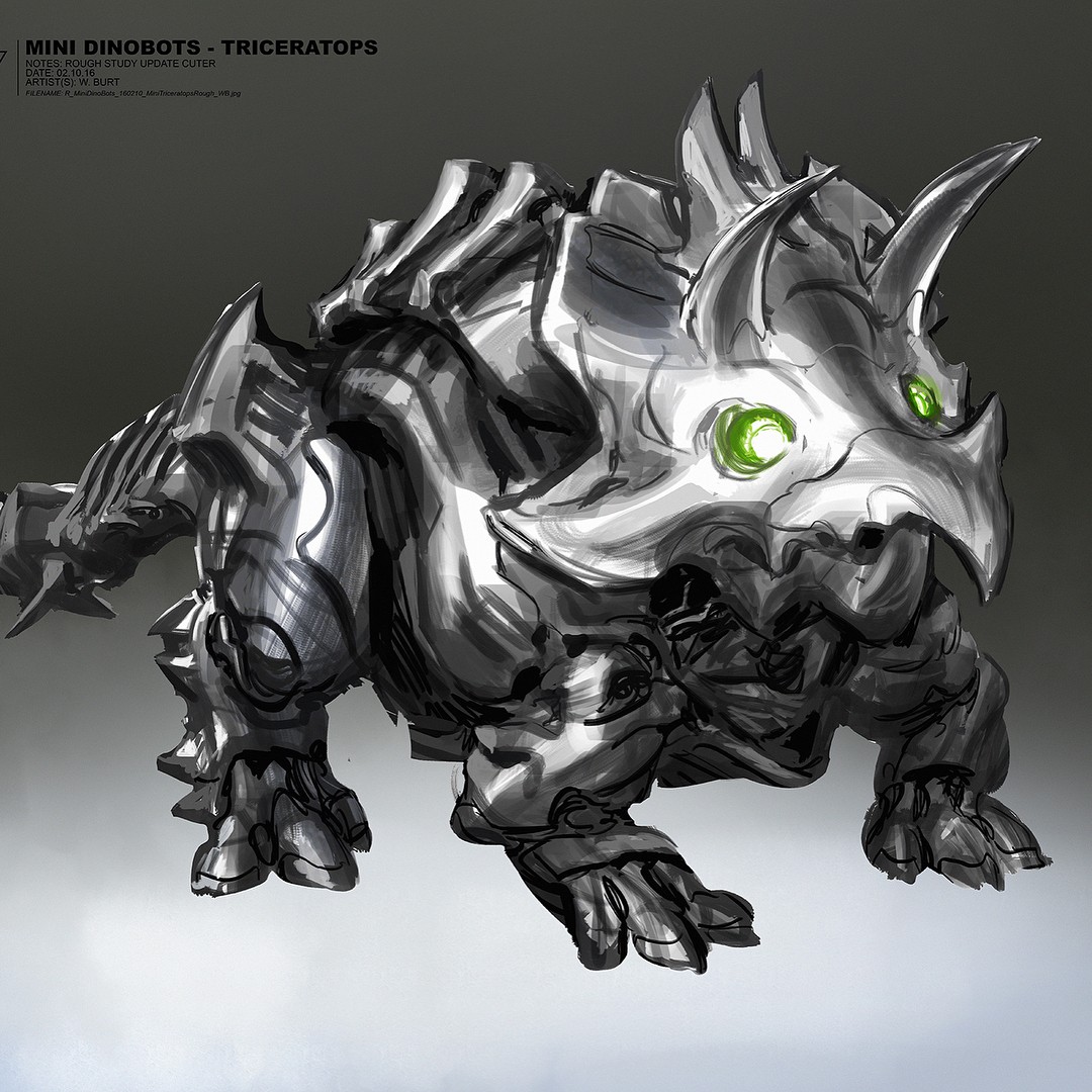 Transformers News: Transformers: The Last Knight Concept Art Round-Up, featuring Mini Dinobots