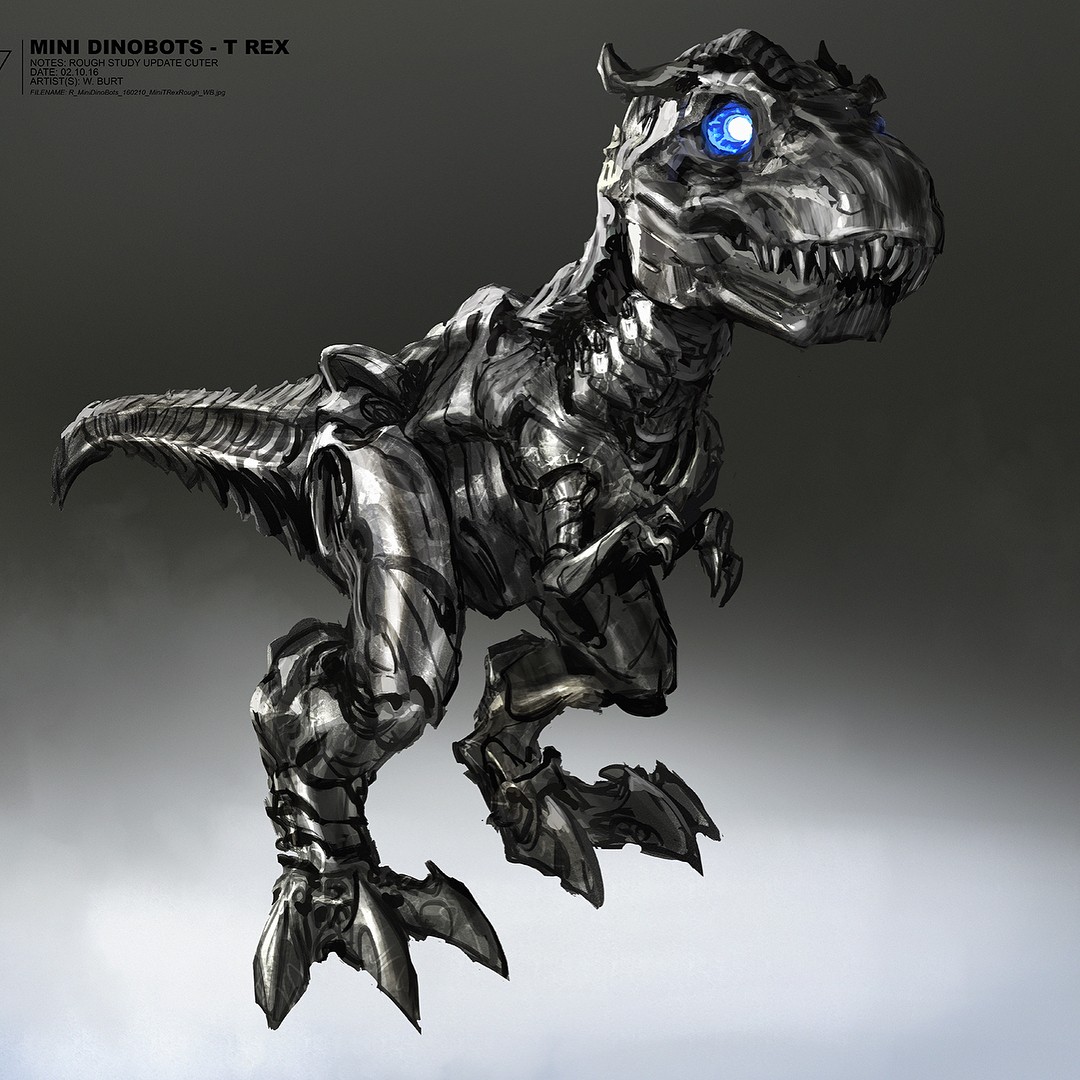 Transformers News: Transformers: The Last Knight Concept Art Round-Up, featuring Mini Dinobots