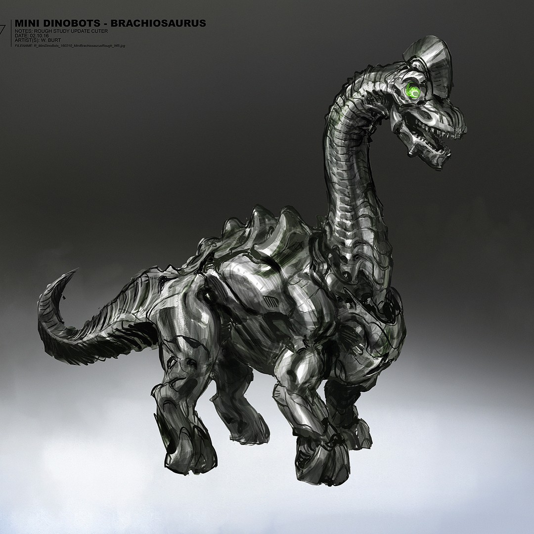 Transformers News: Transformers: The Last Knight Concept Art Round-Up, featuring Mini Dinobots