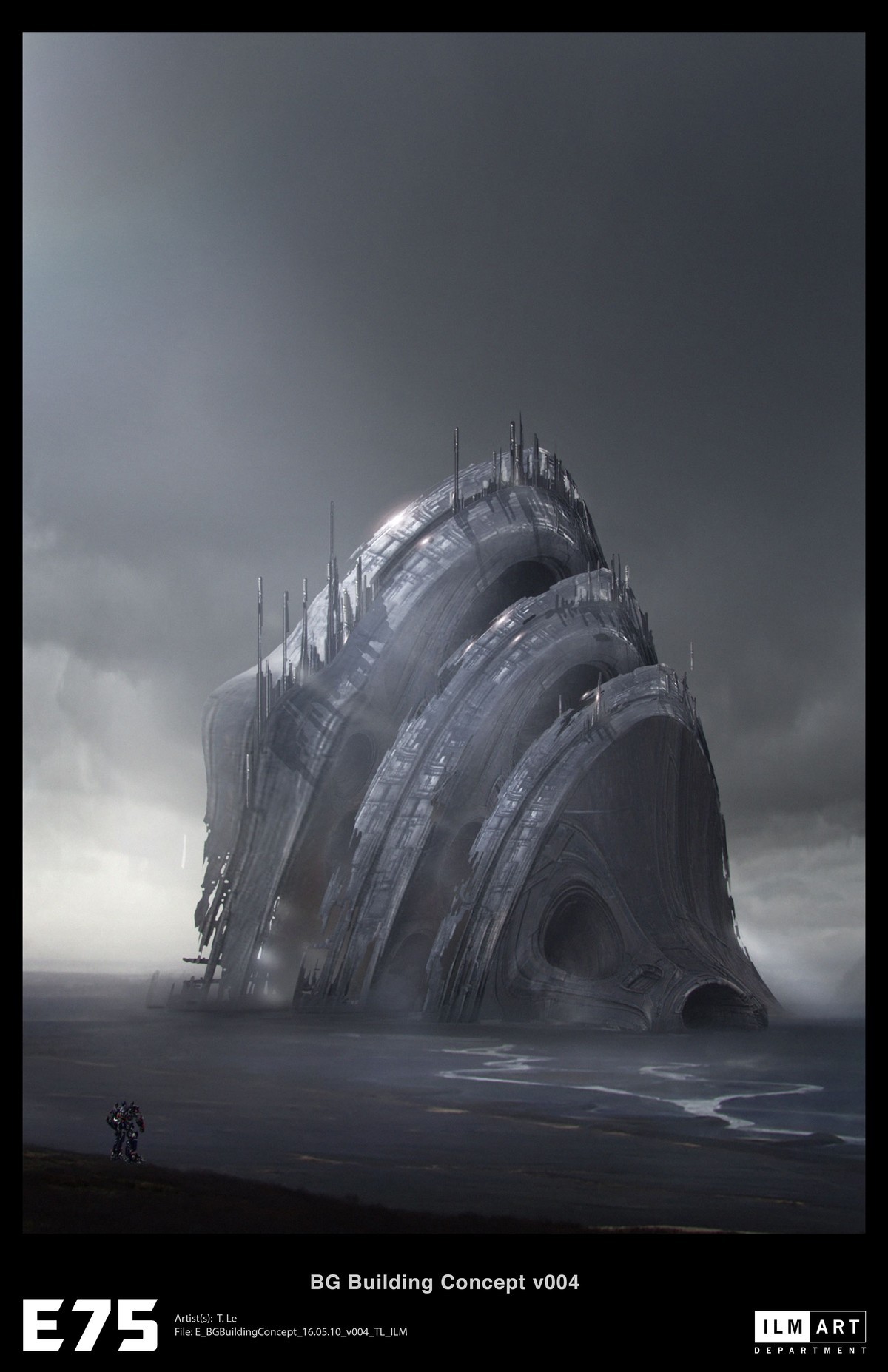 Transformers News: New Transformers: The Last Knight Concept Art Featuring Stadium, Samurai Knight, Cybertron