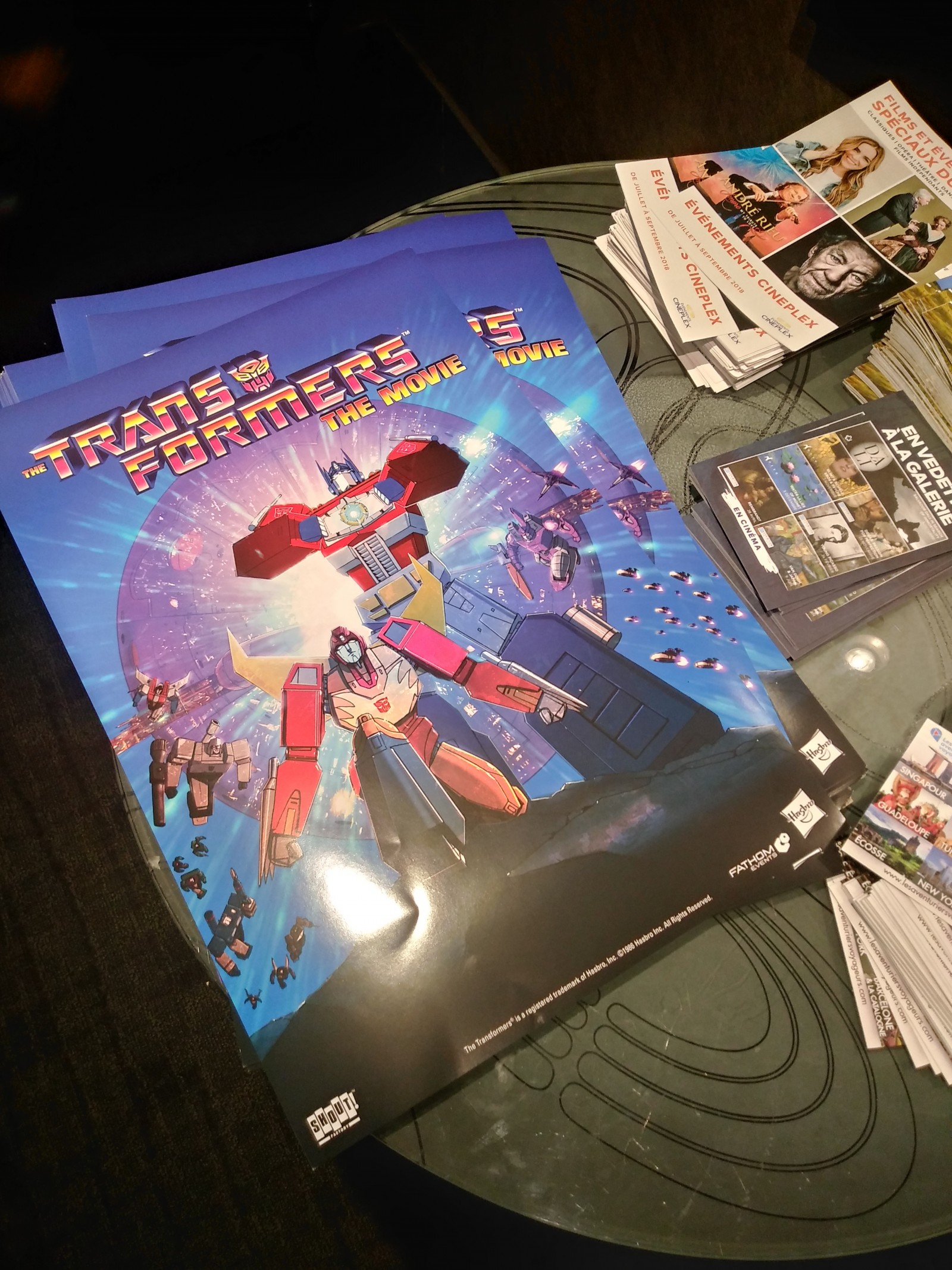 Transformers News: Review of 2018 Big Screen Showing of 1986 Transformers Film with Bumblebee Movie Sneak Peek