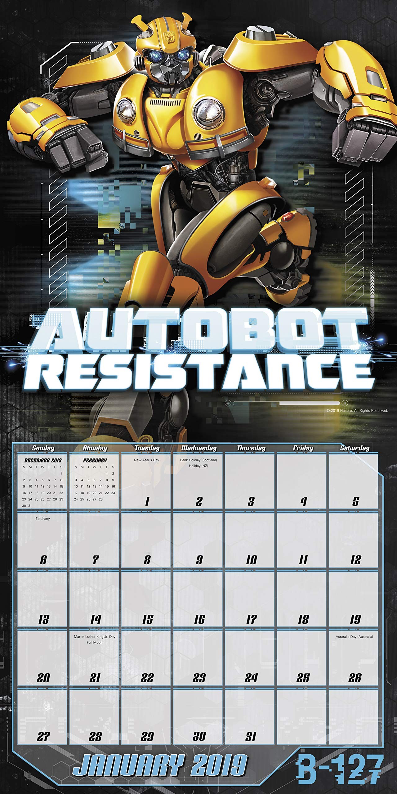 Transformers News: Round-Up of Transformers #BumblebeeMovie Products: Calendar, Decals, Toppers