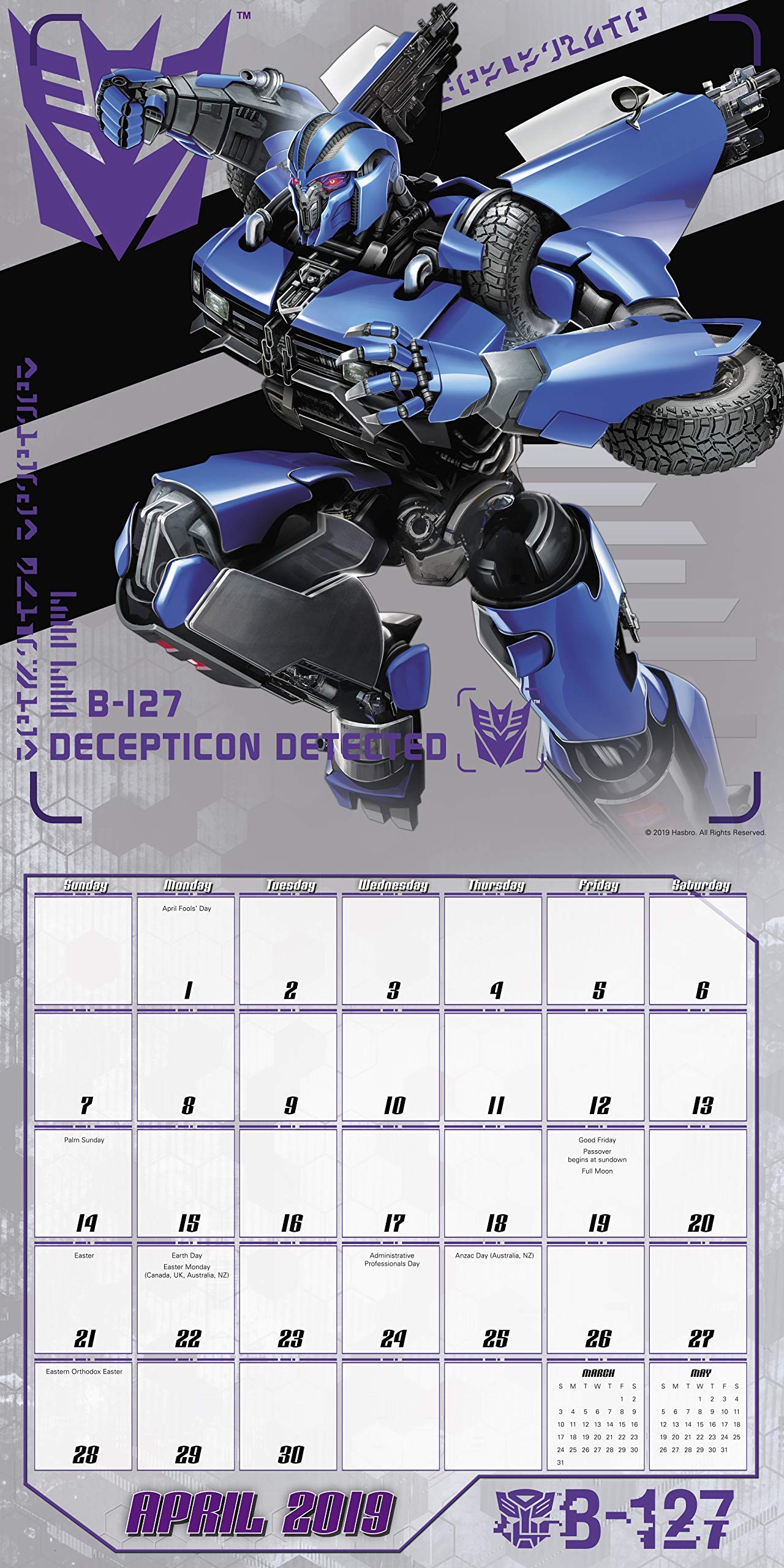 Transformers News: Round-Up of Transformers #BumblebeeMovie Products: Calendar, Decals, Toppers