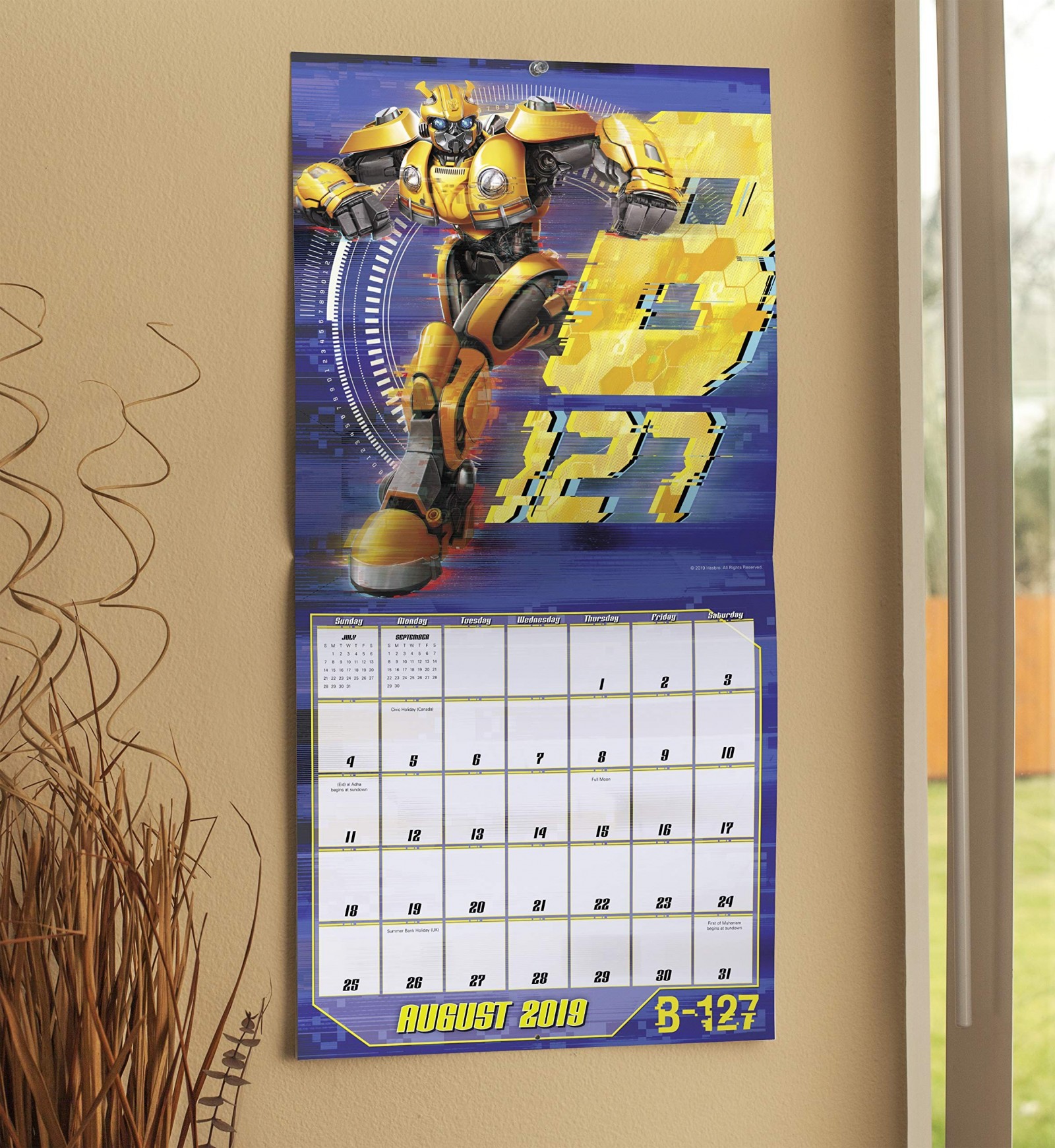Transformers News: Round-Up of Transformers #BumblebeeMovie Products: Calendar, Decals, Toppers