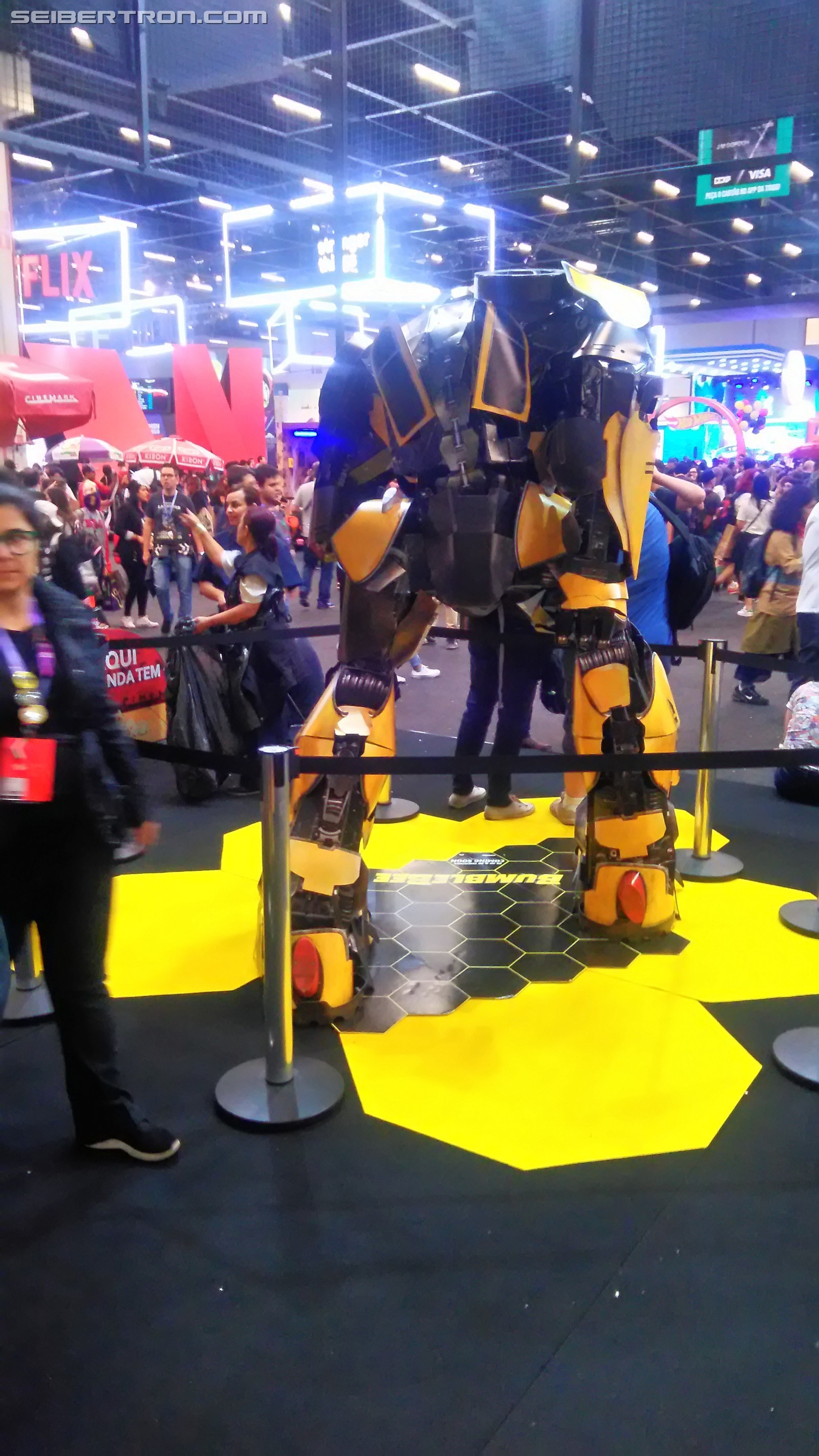 Transformers News: Seibertron Exclusive - Transformers Bumblebee Booth from Brazil's CCXP Comic Con Experience 2018 Transformers News: Seibertron Exclusive - Transformers Bumblebee Booth from Brazil's CCXP Comic Con Experience 2018
