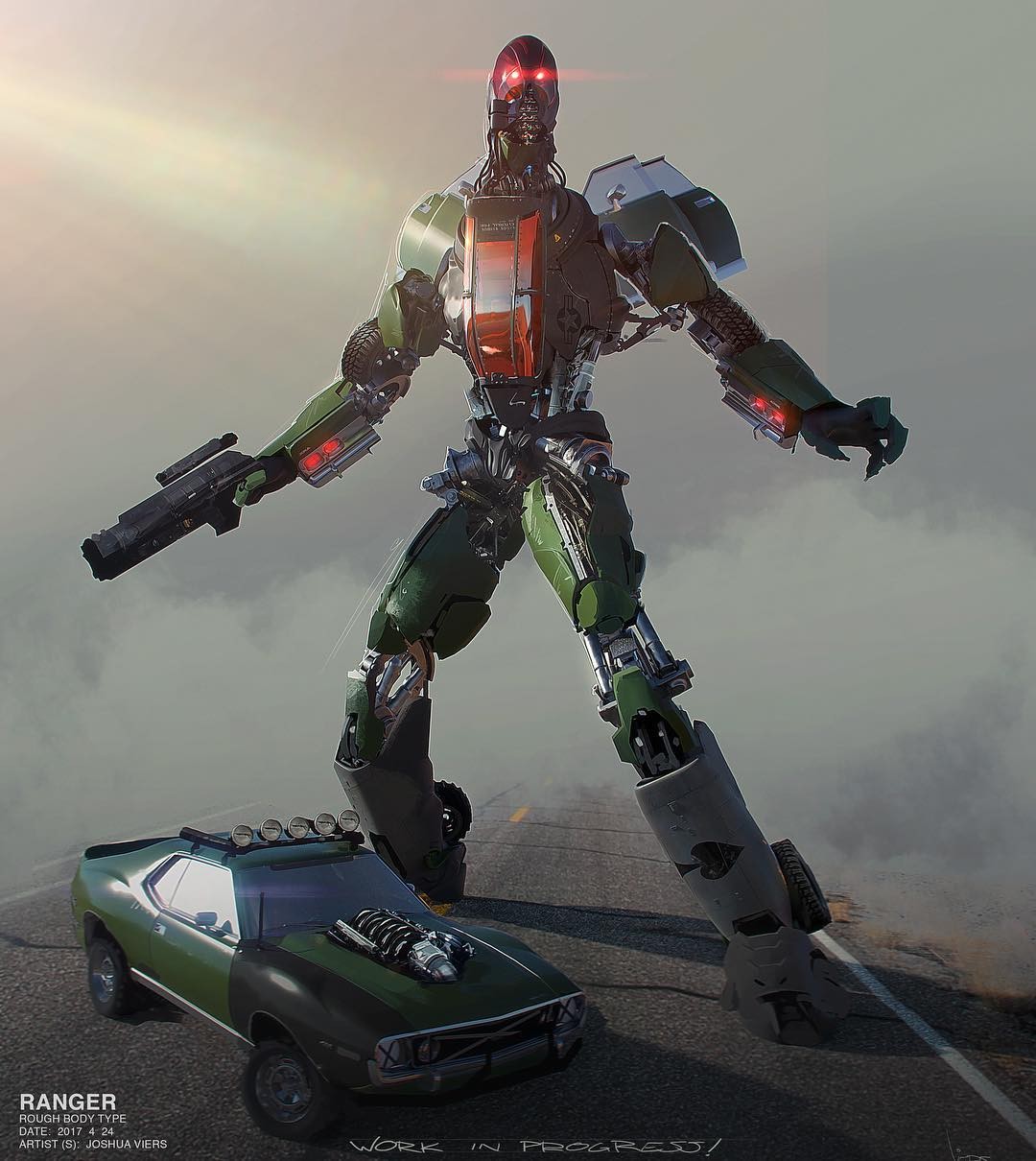 Transformers News: Bumblebee film concept art for the Decepticons and Bumblebee's battle mask