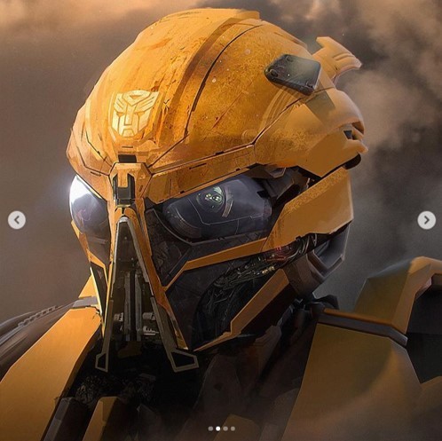 Transformers News: Bumblebee film concept art for the Decepticons and Bumblebee's battle mask
