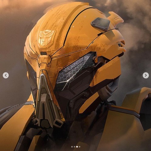 Transformers News: Bumblebee film concept art for the Decepticons and Bumblebee's battle mask