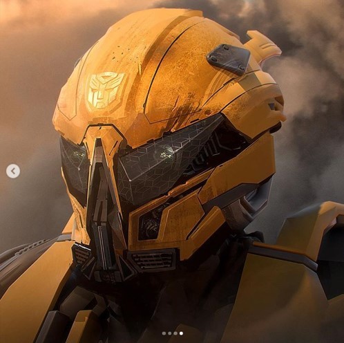 Transformers News: Bumblebee film concept art for the Decepticons and Bumblebee's battle mask
