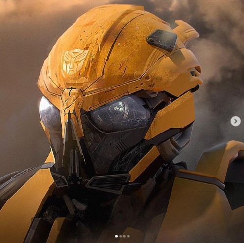 Transformers News: Bumblebee film concept art for the Decepticons and Bumblebee's battle mask