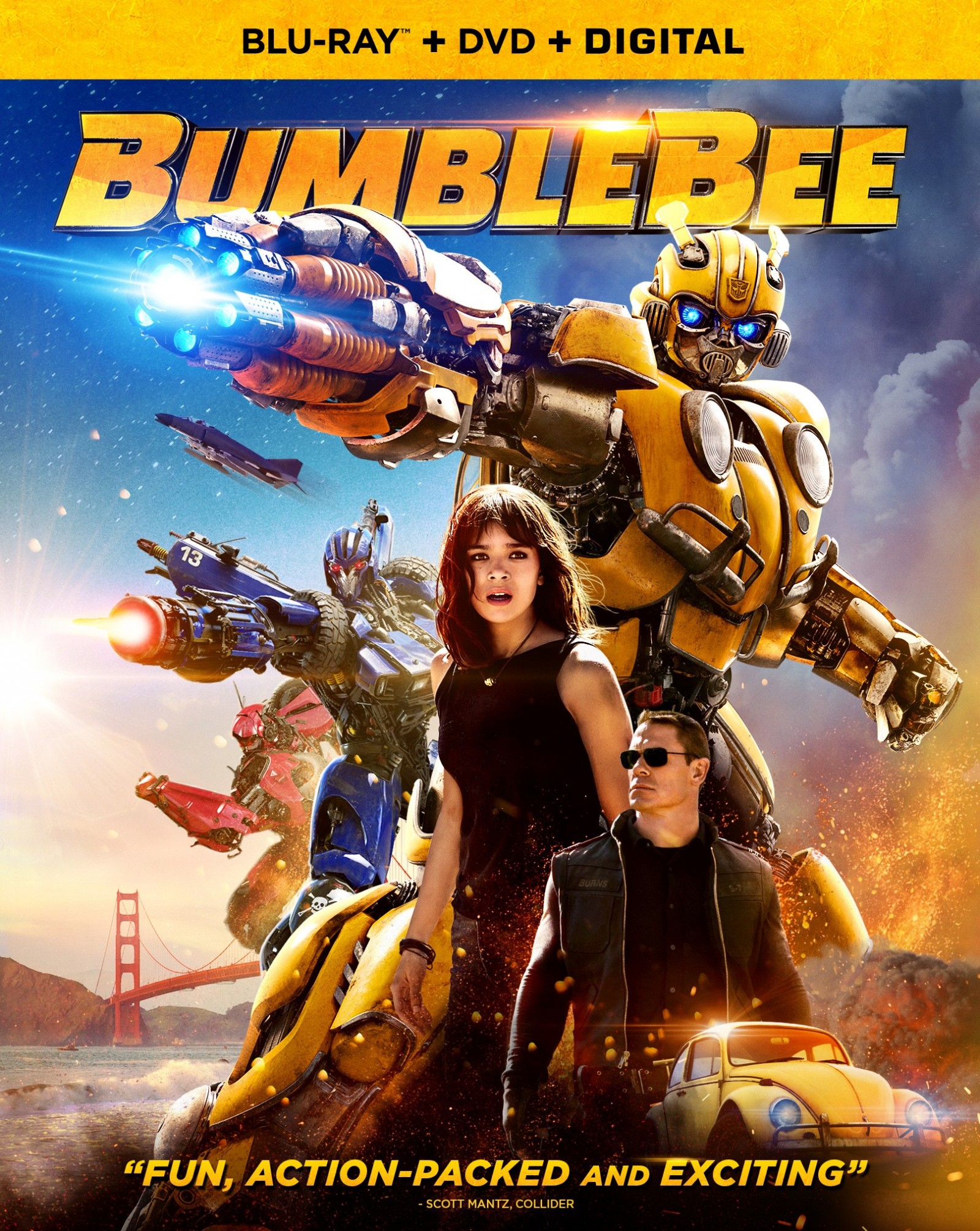 Transformers News: Bumblebee Movie Blu-Ray trailer, special comic, and artwork for 4K, Blu-Ray and DVD revealed