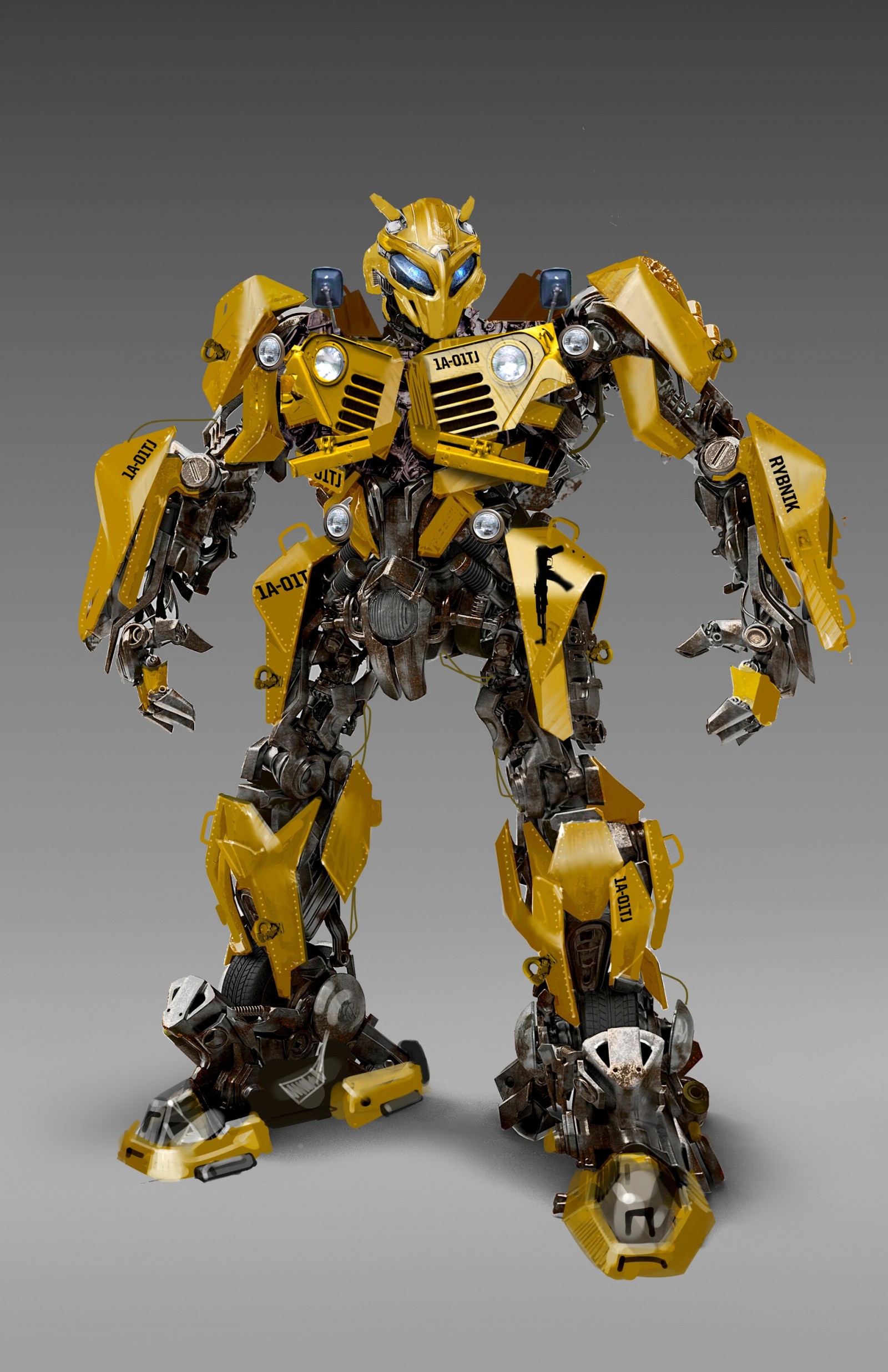 Transformers News: Bumblebee film concept art by Matt Tkocz, video on the sound production, VW Beetle on display Transformers News: Bumblebee film concept art by Matt Tkocz, video on the sound production, VW Beetle on display