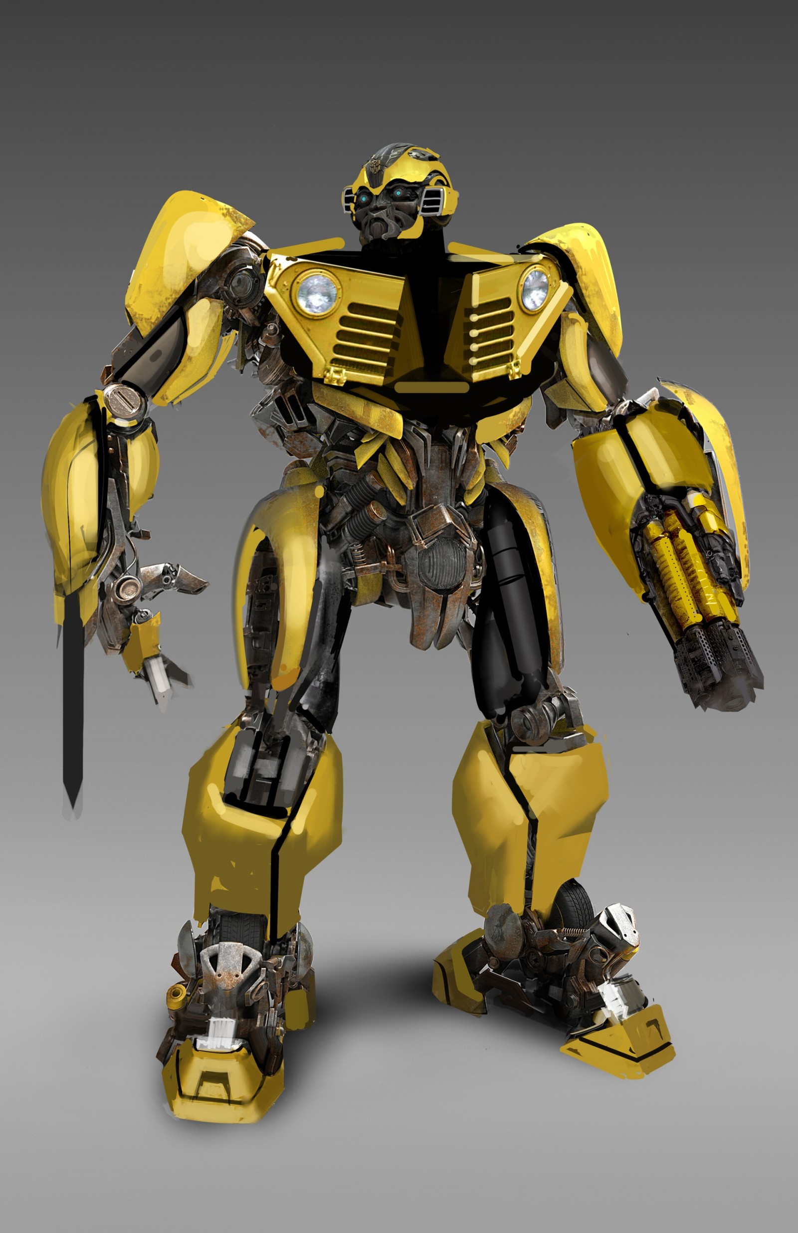 Transformers News: Bumblebee film concept art by Matt Tkocz, video on the sound production, VW Beetle on display Transformers News: Bumblebee film concept art by Matt Tkocz, video on the sound production, VW Beetle on display