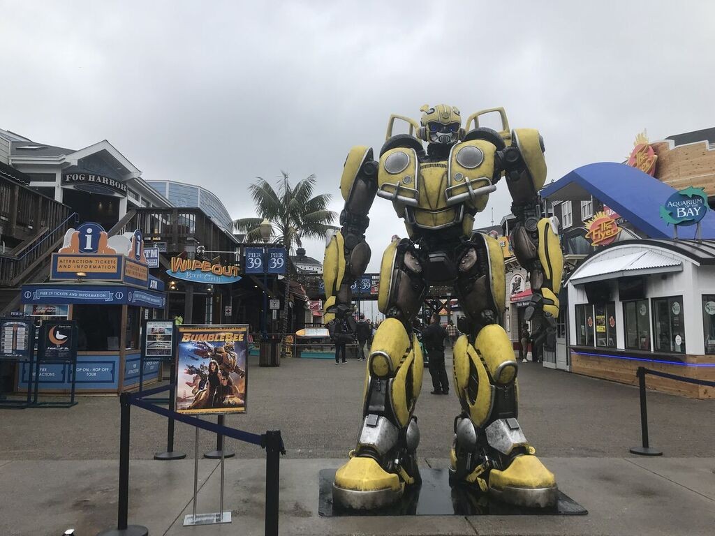 Transformers News: ILM Post Case Study of Bumblebee Movie and Bumblebee Statue Lands At Pier 39, San Francisco Transformers News: ILM Post Case Study of Bumblebee Movie and Bumblebee Statue Lands At Pier 39, San Francisco