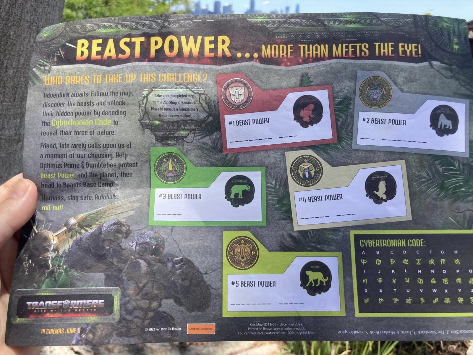 Transformers News: New Promo Images in Transformers Rise of the Beasts Campaign at Sydney Zoo Transformers News: New Promo Images in Transformers Rise of the Beasts Campaign at Sydney Zoo