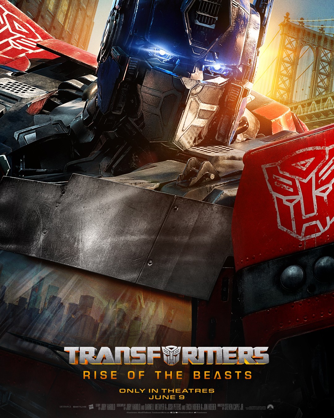 Transformers News: New Promotional Material for Transformers Rise of the Beasts with Posters, Statue Tour and More