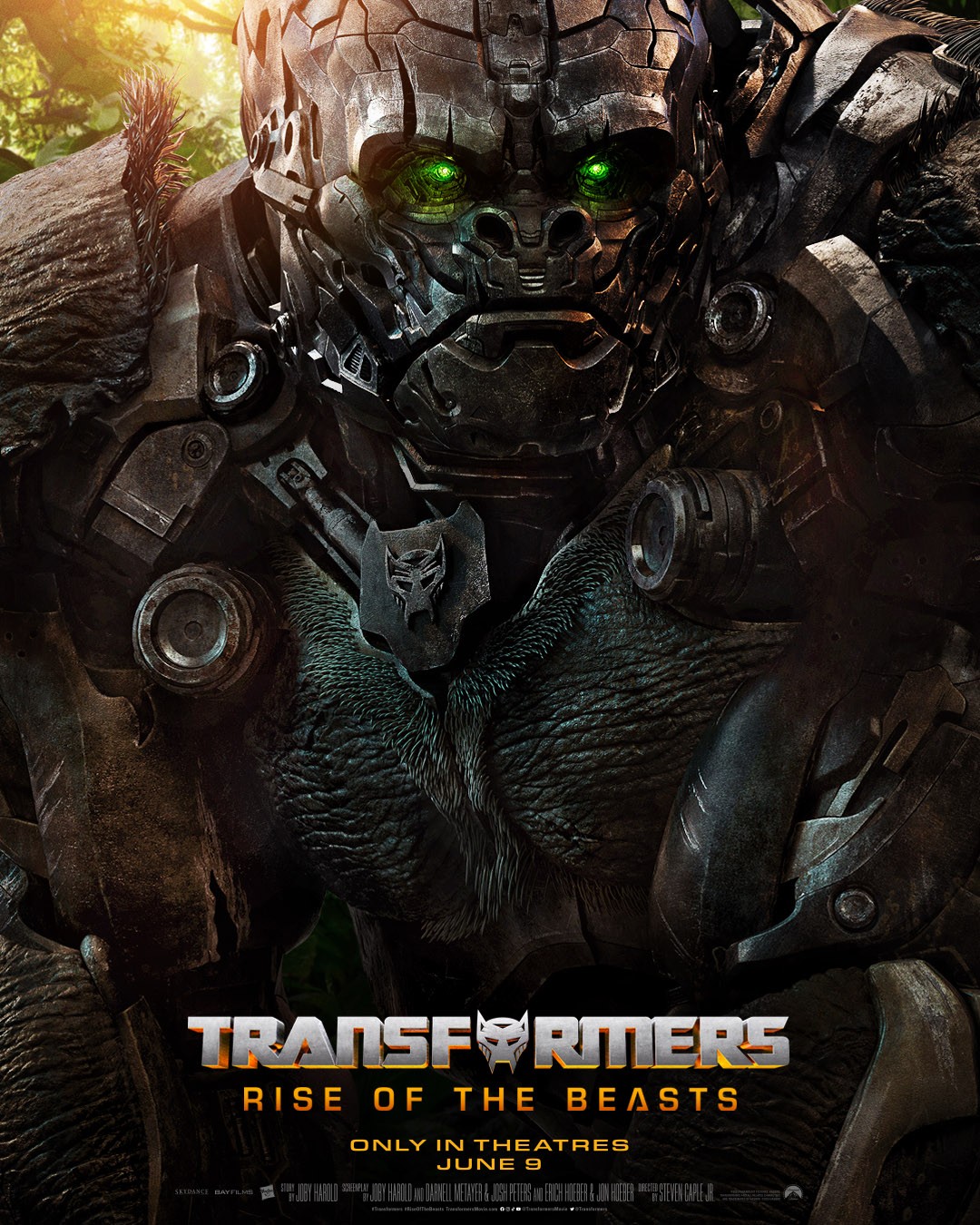 Transformers News: New Promotional Material for Transformers Rise of the Beasts with Posters, Statue Tour and More