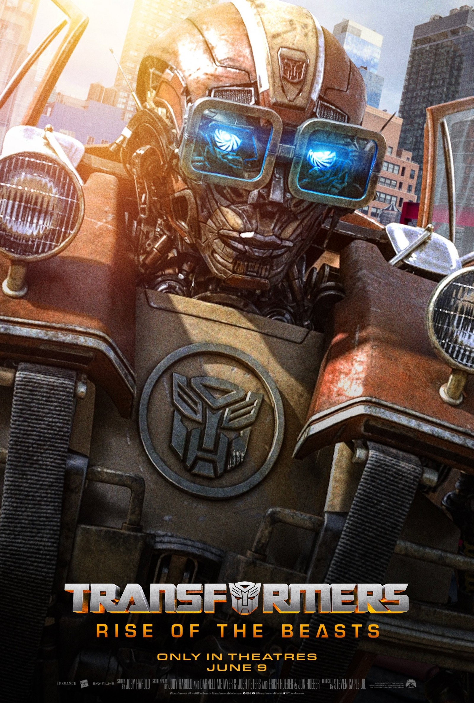 Transformers News: Hasbro Officially Reveals Wheeljack's look in Transformers Rise of the Beasts Film