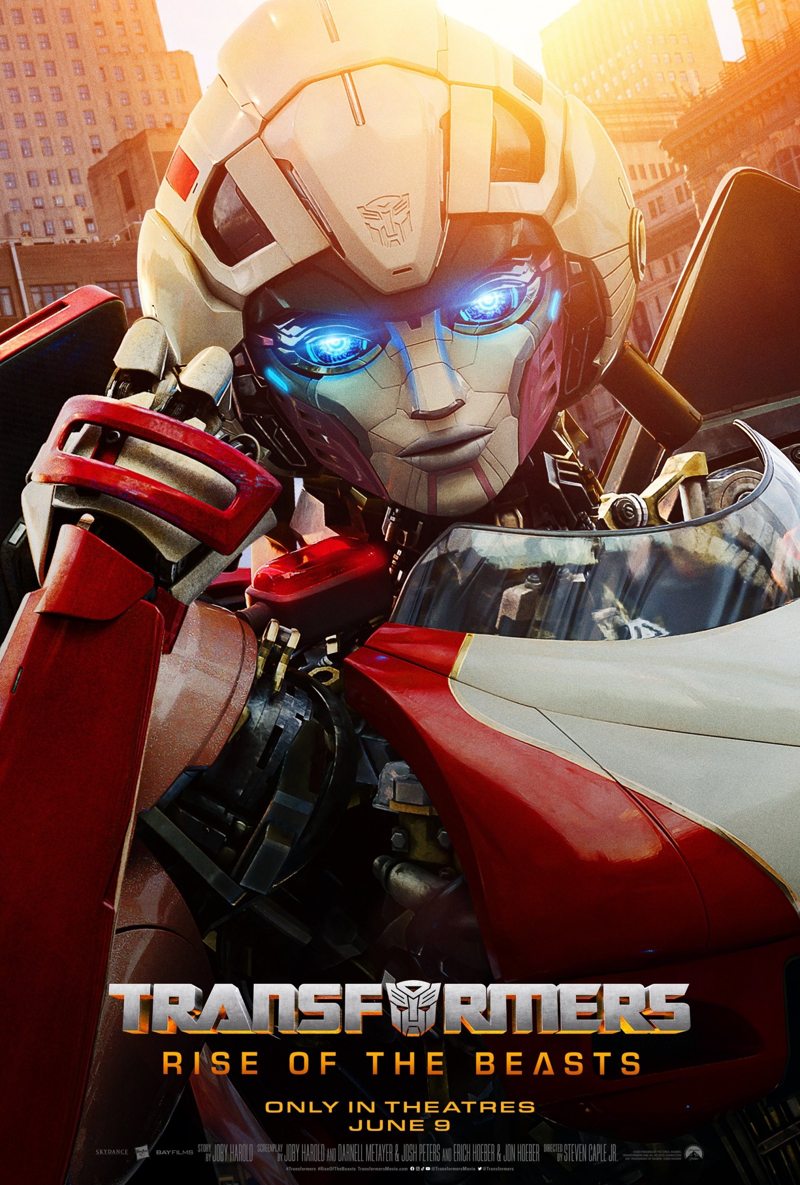 Transformers News: Hasbro Officially Reveals Wheeljack's look in Transformers Rise of the Beasts Film
