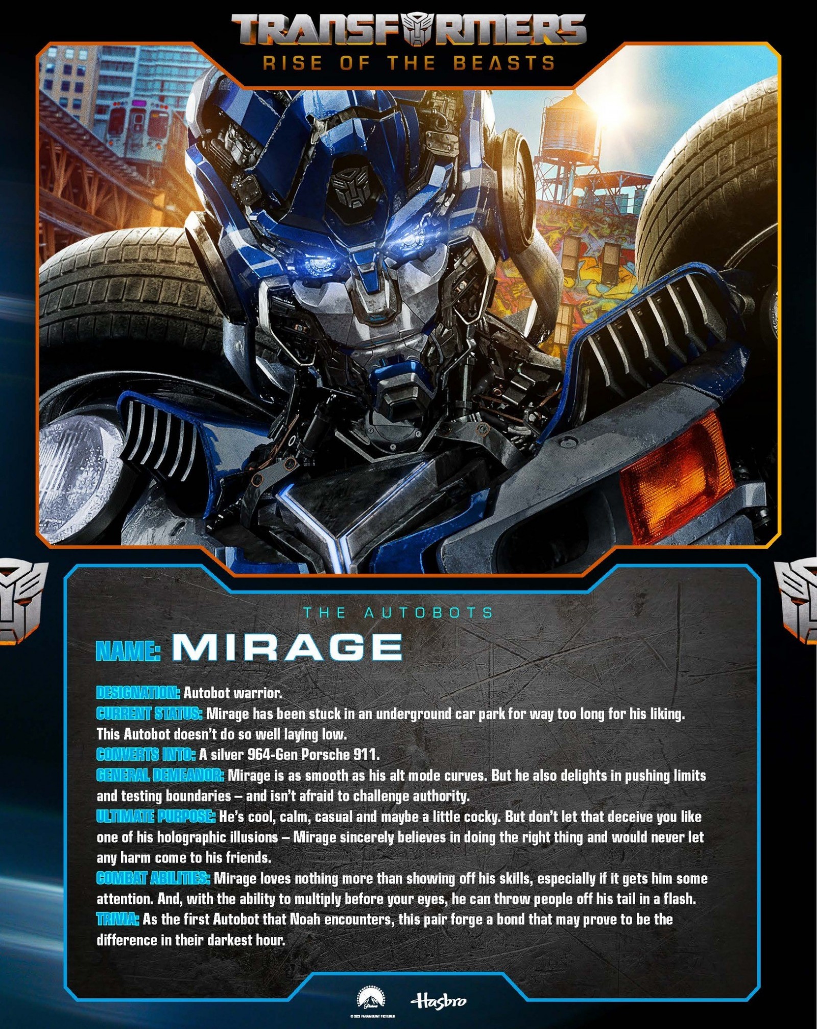 Transformers News: Rise of the Beasts Bios Mention Multiverse and Time Travel Transformers News: Rise of the Beasts Bios Mention Multiverse and Time Travel