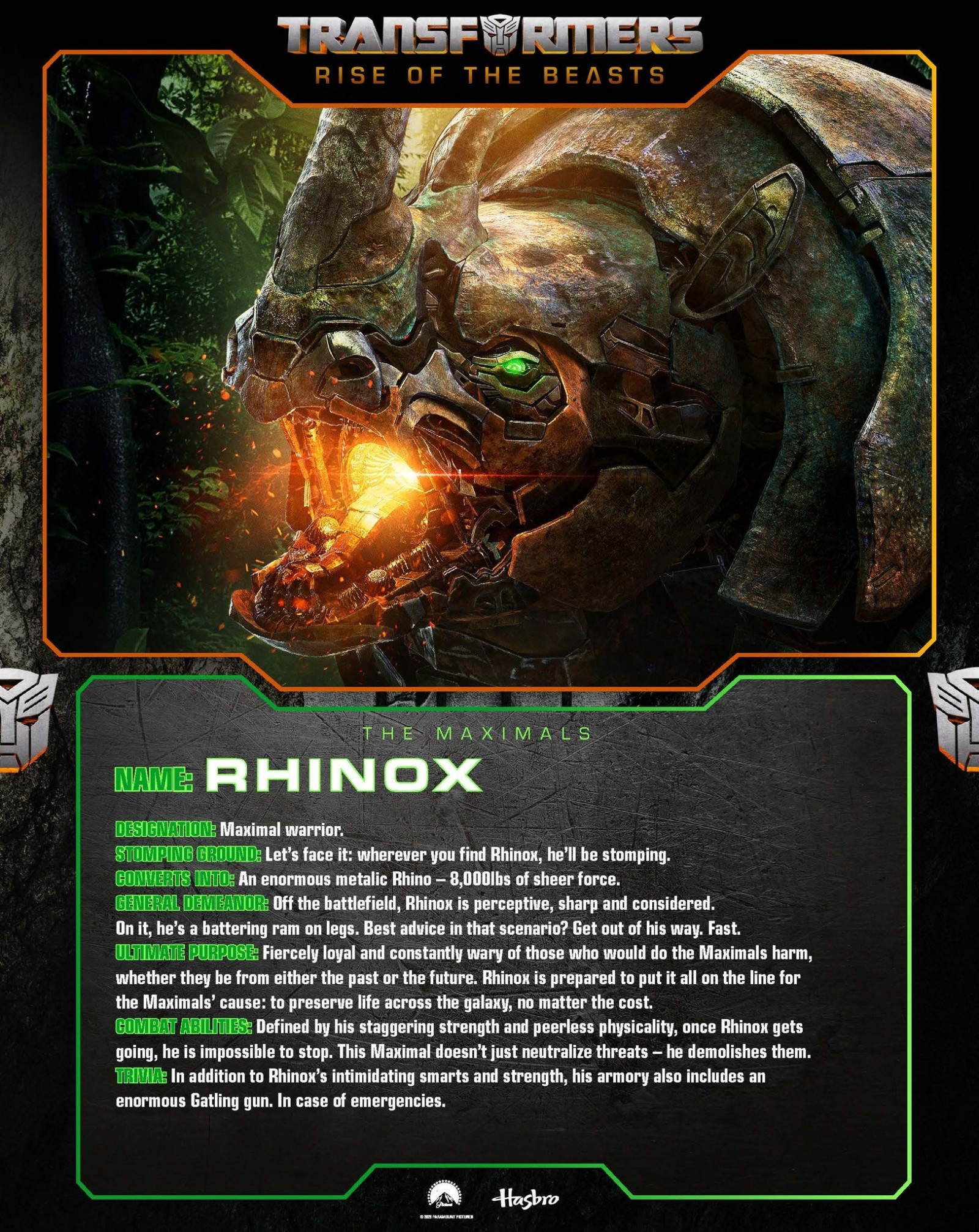 Transformers News: Rise of the Beasts Bios Mention Multiverse and Time Travel Transformers News: Rise of the Beasts Bios Mention Multiverse and Time Travel