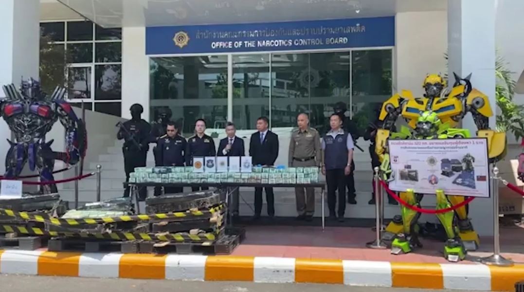 Transformers News: Police Find over 700 Pounds of Drugs Inside Transformers Statues