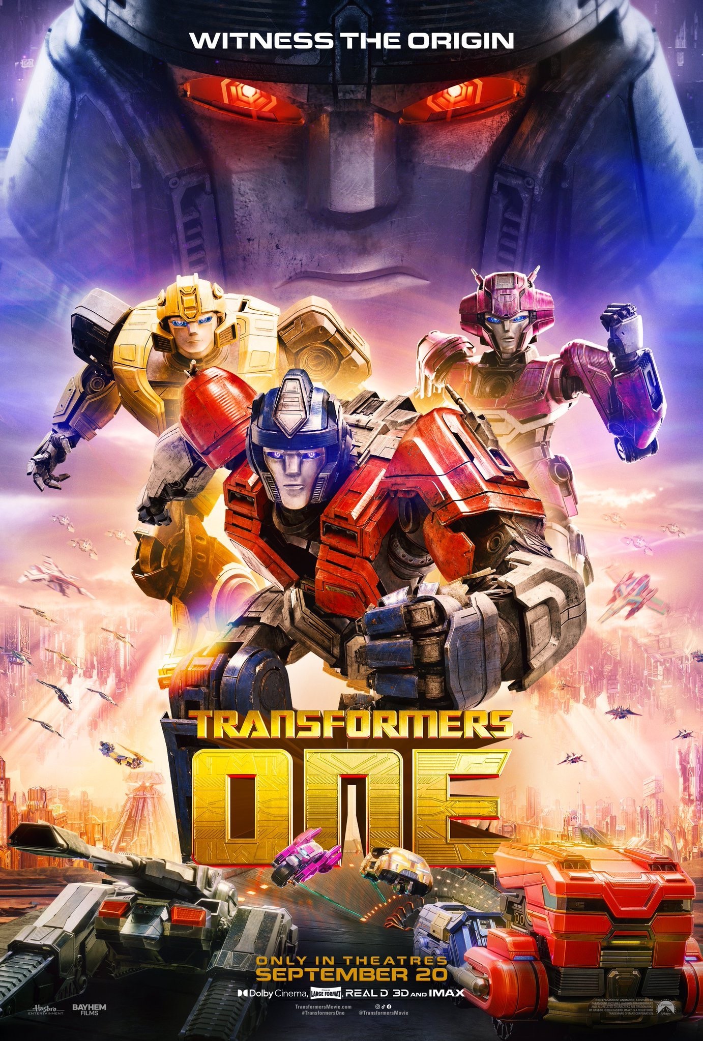 Transformers News: New Transformers One Trailer Showcases the War Between Autobots and Decepticons