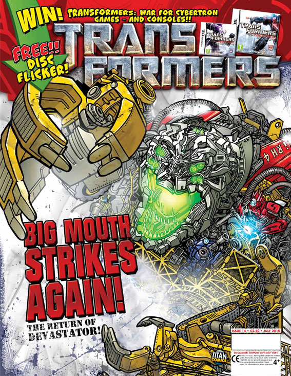 Titan Transformers Comic 2.14 on sale today in the UK