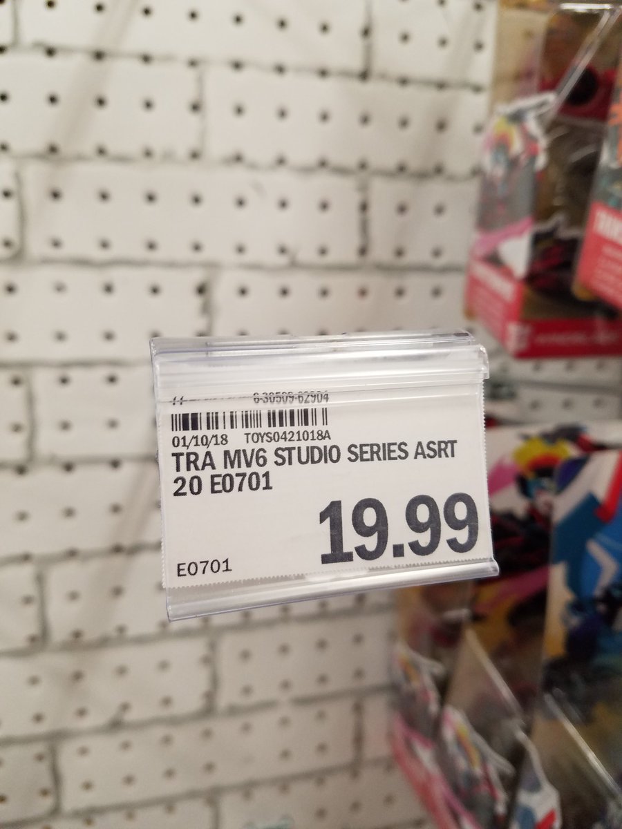 Price Tags Found in US for 2018 Studio Series Transformers Live Action Toyline