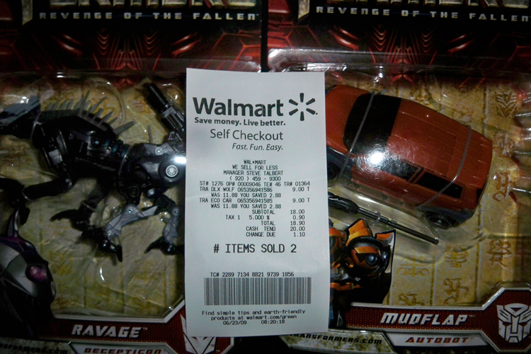 Possible Transformers ROTF sale at WalMart